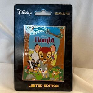 Disney Movie Poster Series Bambi Collectible Pin Limited Edition 300 NEW